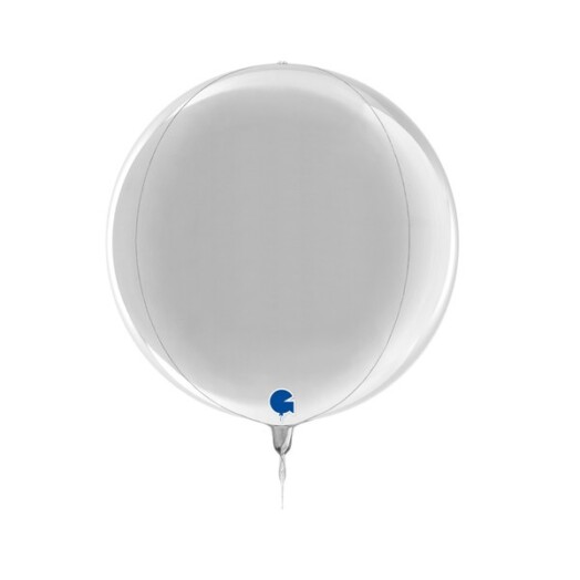 11 Inch Globe Balloon - Silver