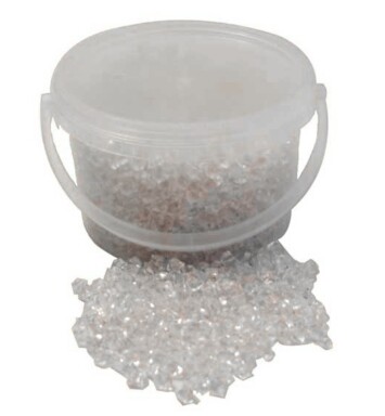 1.6kg Acrylic Stones in Bucket - Clear