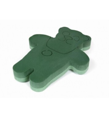 Standing Teddy Foam Floral Frame