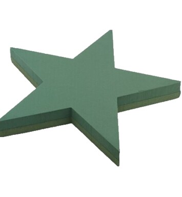 Five Point Star Foam Floral Frame