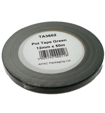 12mm Pot Tape Green