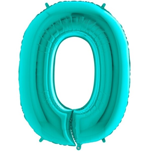 26" Tiffany Number 0 Foil Balloon