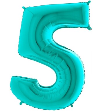 26" Tiffany Number 5 Foil Balloon