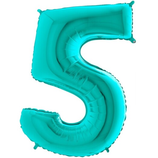 26" Tiffany Number 5 Foil Balloon