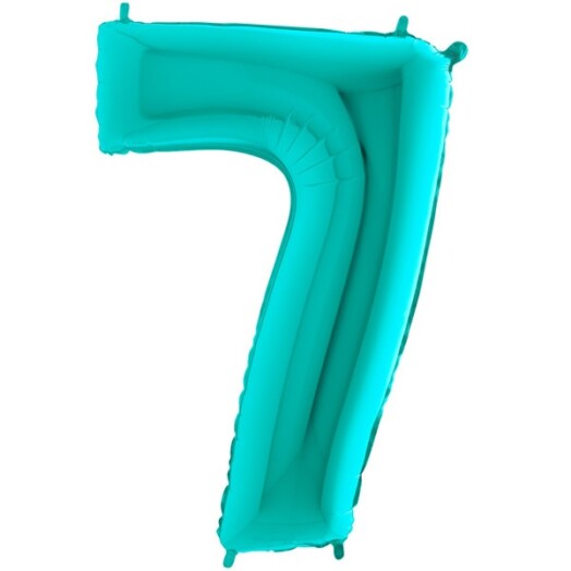 26" Tiffany Number 7 Foil Balloon