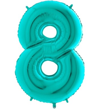 26" Tiffany Number 8 Foil Balloon
