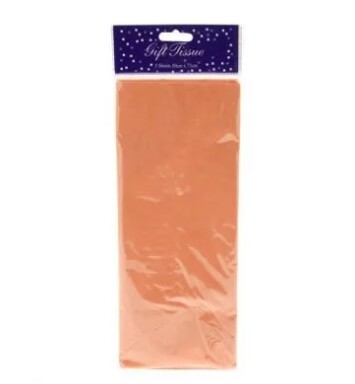 5 Sheets Tissue Paper - Orange
