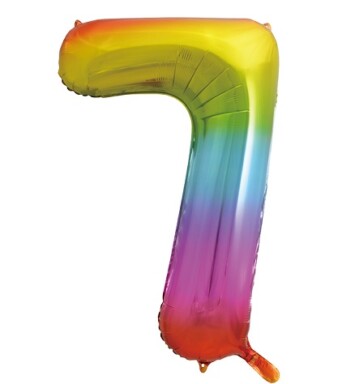 34 Inch Trendies Number 7 Foil Balloon