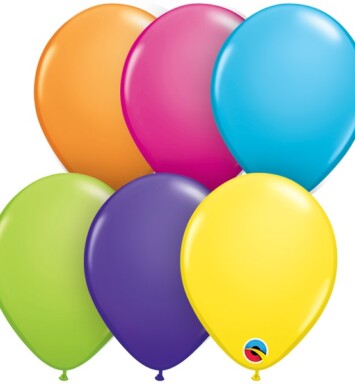 11 Inch Tropical Assortment Latex Balloons 25ct