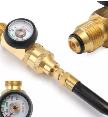 Tilt Inflator with Gauge