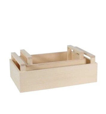 Set of 2 Wooden Crate