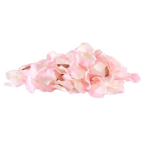 Champagne Pink Rose Petals in Tub
