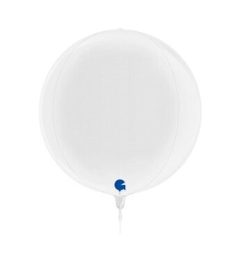 11 Inch Globe Balloon - White