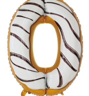 30 Inch Young Editions Number 0 Foil Balloon
