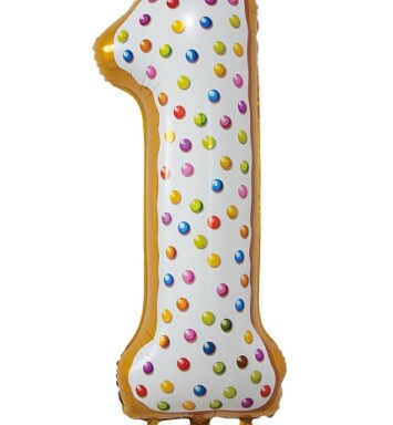 30 Inch Young Editions Number 1 Foil Balloon