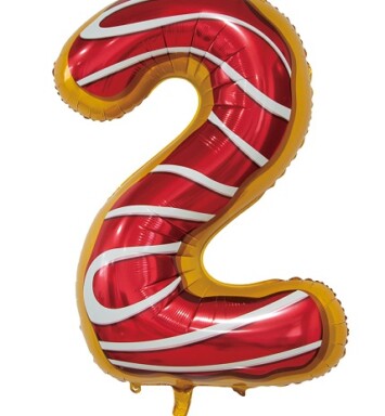 30 Inch Young Editions Number 2 Foil Balloon