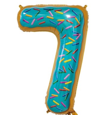 30 Inch Young Editions Number 7 Foil Balloon